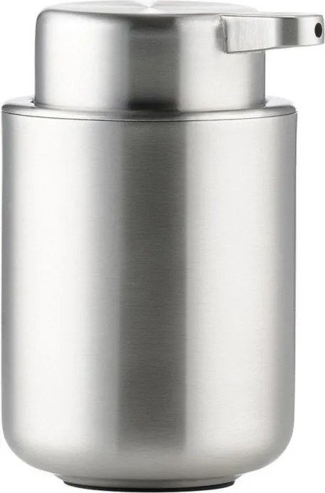 Dispenser per sapone color argento opaco in acciaio inox 250 ml Ume Steel – Zone