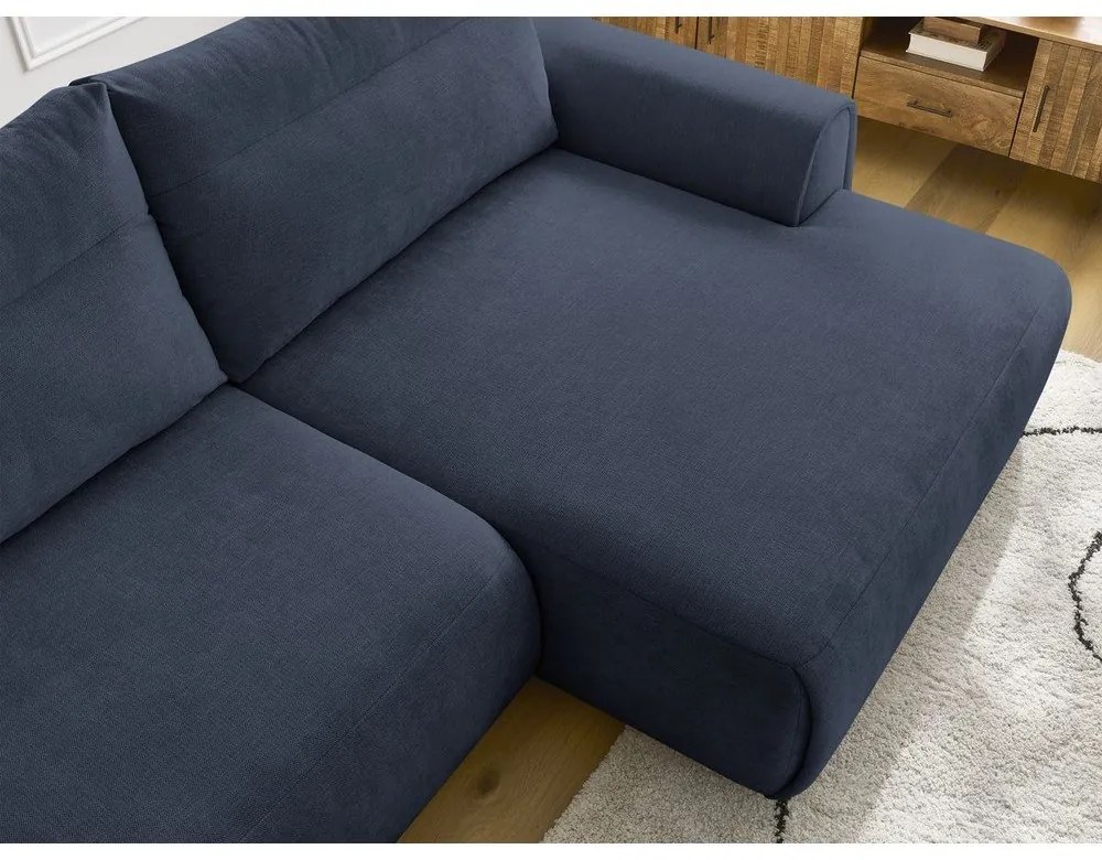Divano angolare in blu scuro Aden – Bobochic Paris