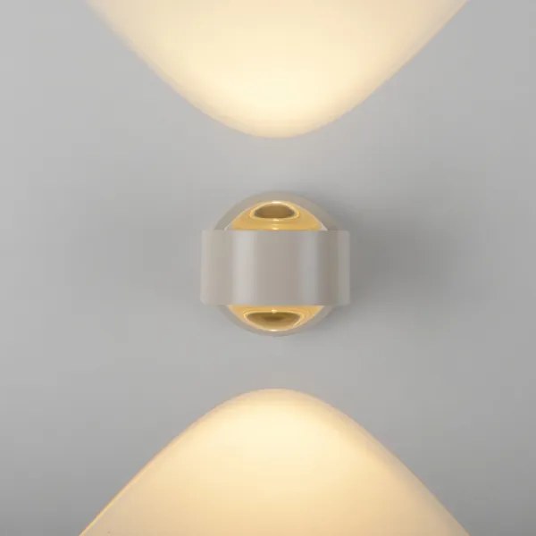 Schöner Wohnen 19331-39 - Lampada da parete LED CHIA 2xLED/2W/230V grigio