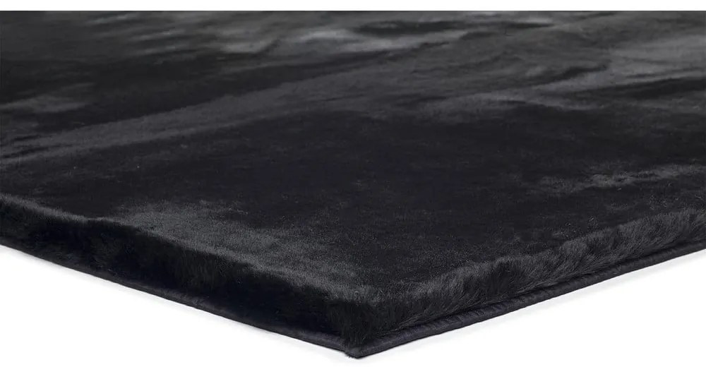 Tappeto nero , 120 x 180 cm Fox Liso - Universal