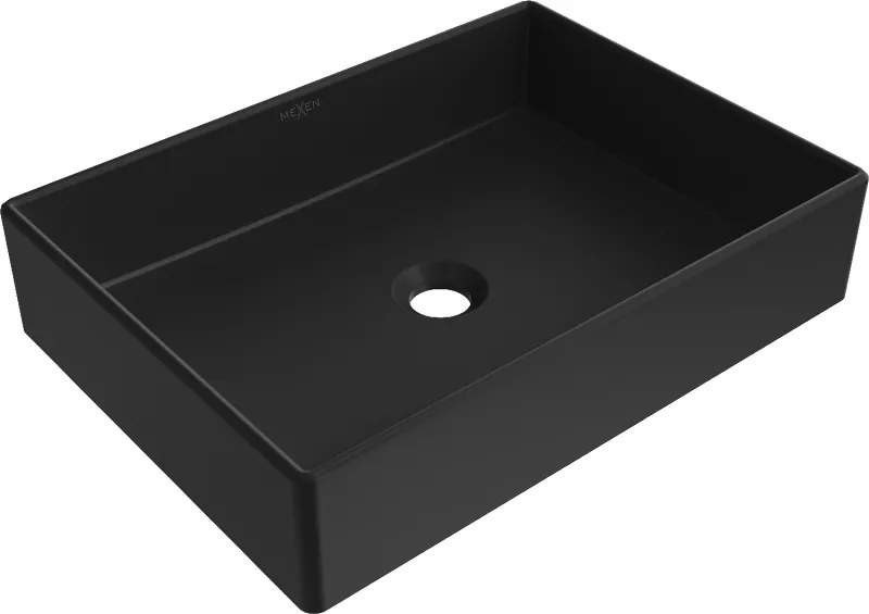 Mexen Goya lavandino da appoggio 51 x 37 cm, nero opaco - 22185085