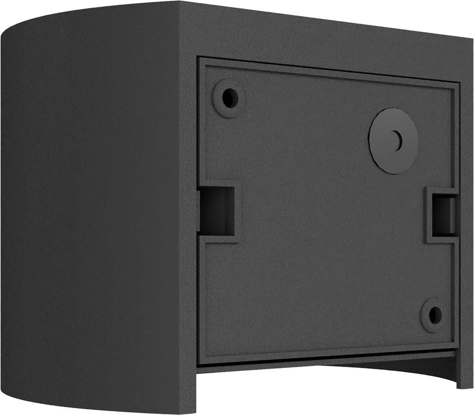 Applique LED 12W Bidirezione Curvo IP65 CCT con LED OSRAM - Antracite