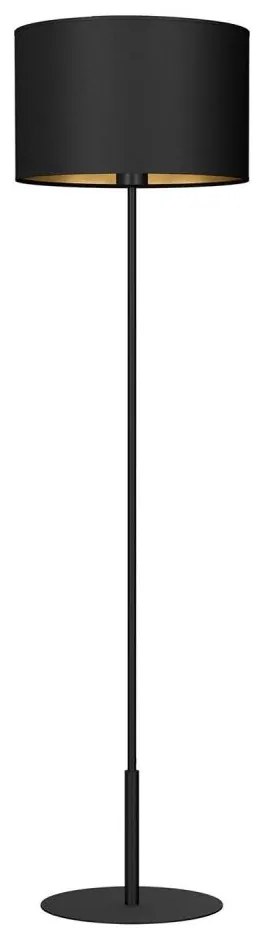 Lampada da terra ARDEN 1xE27/60W/230V nero/dorato