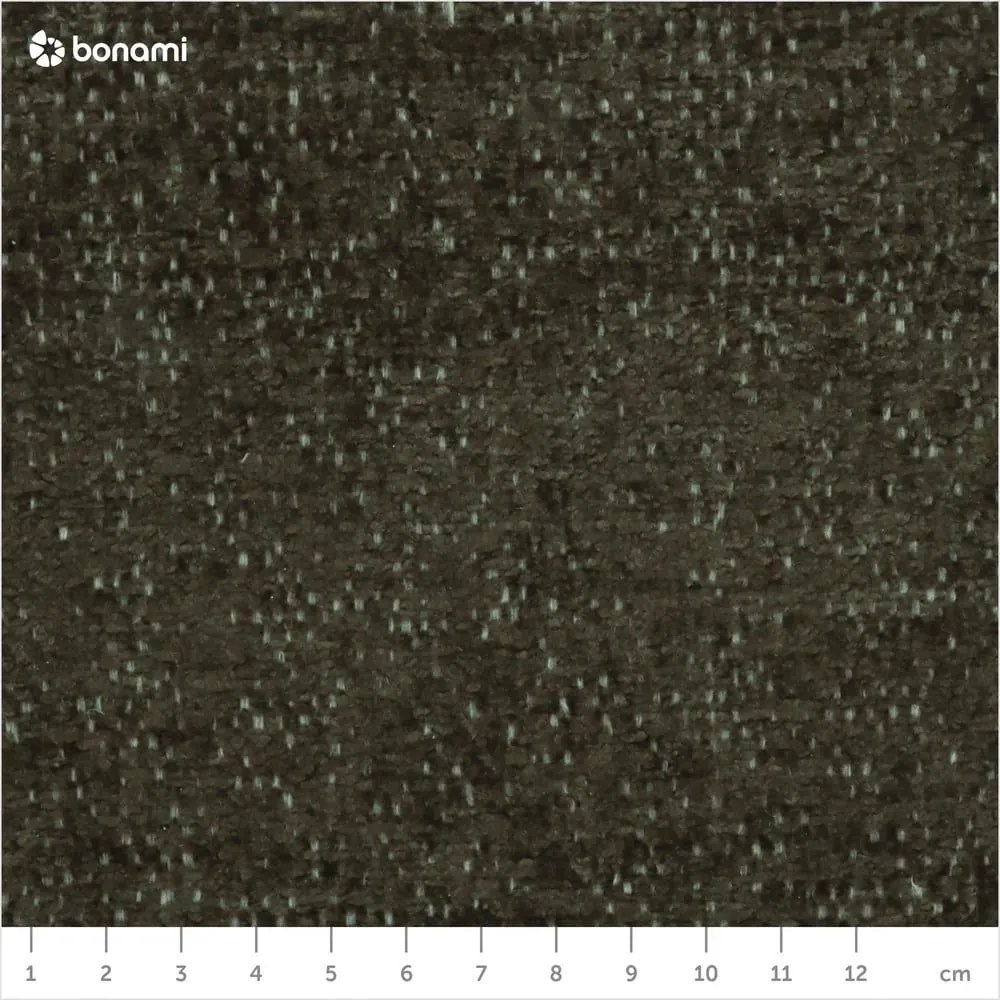 Divano angolare verde allungabile e con contenitore (penisola a destra/a U) con rivestimento in ciniglia Everest – Bobochic Paris