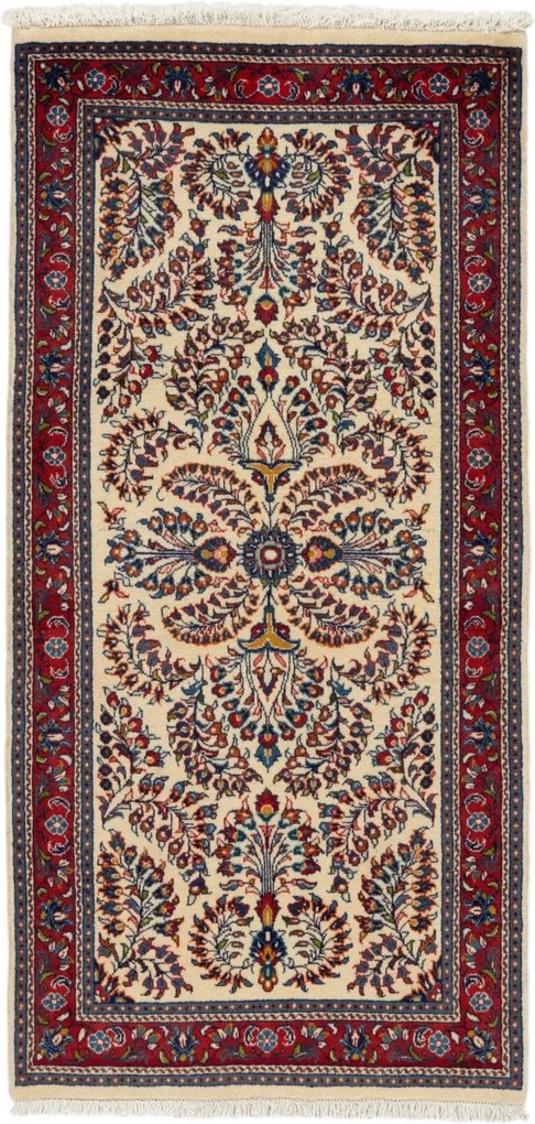 Sarouk Tappeto persiano 70x140 (Iran) Annodato A Mano