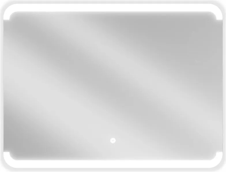 Mexen Nida specchio da bagno illuminato 80 x 60 cm, LED 6000K, antiappannamento - 9806-080-060-611-00
