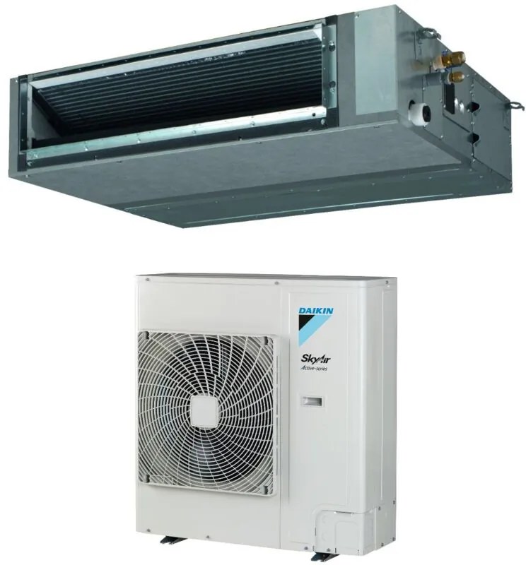 Climatizzatore Condizionatore Daikin Bluevolution Canalizzato Media Prevalenza 36000 Btu FBA100A + AZAS100MV1 Monofase R-32 Wi-Fi Optional