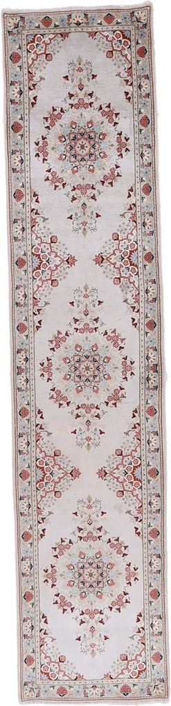 Kashan Tappeto 360 x 80 (Iran) Annodato A Mano