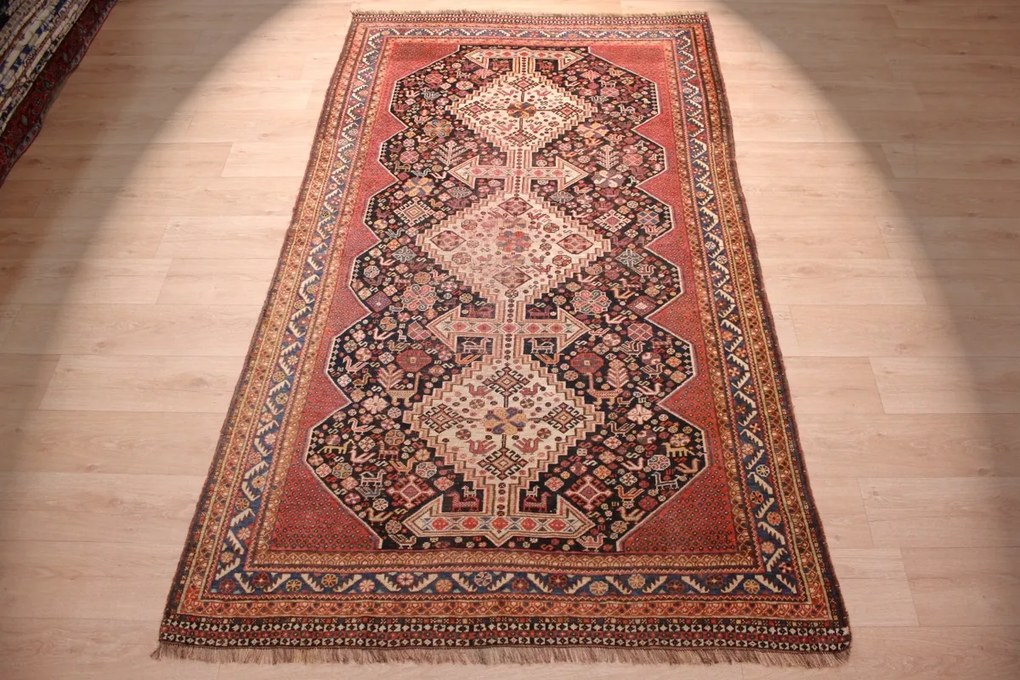 Gashghai Tappeto persiano 280 x 160 (Iran) Annodato A Mano