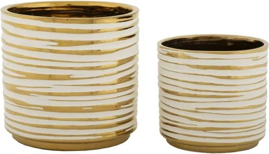 Porta Vasi Coppia Blom Cm Ø 23X22-18X17,5