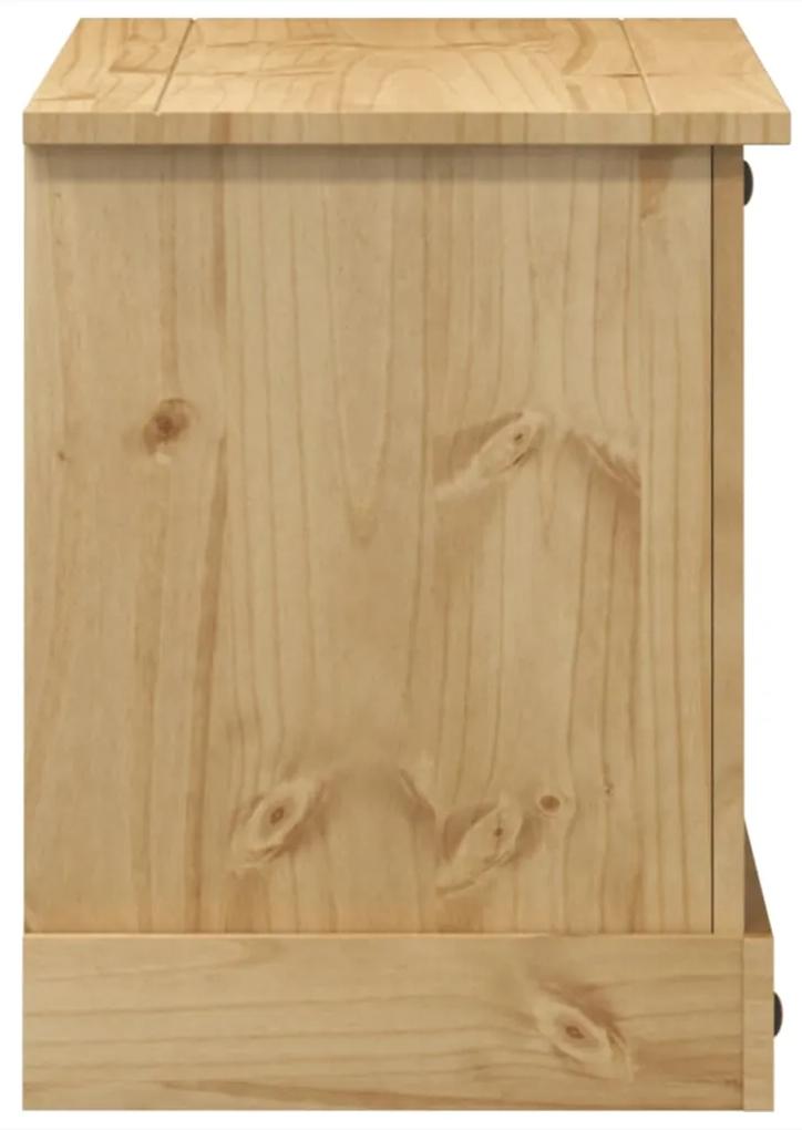 Mobile porta tv corona 100x40x52 cm in legno massello di pino