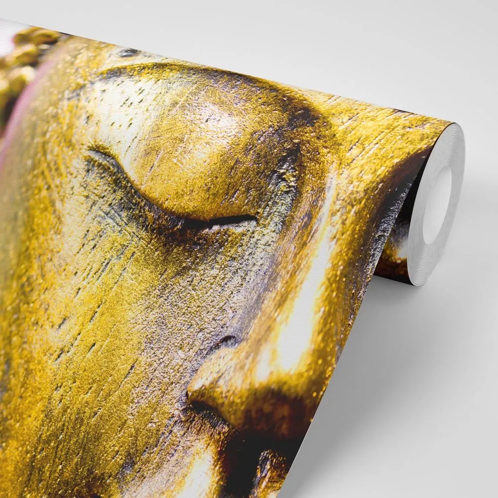 Carta da parati – Volto dorato di Buddha