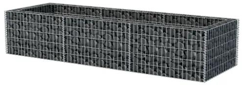 Gabbione Letto Rialzato da Giardino in Acciaio 270x90x50 cm
