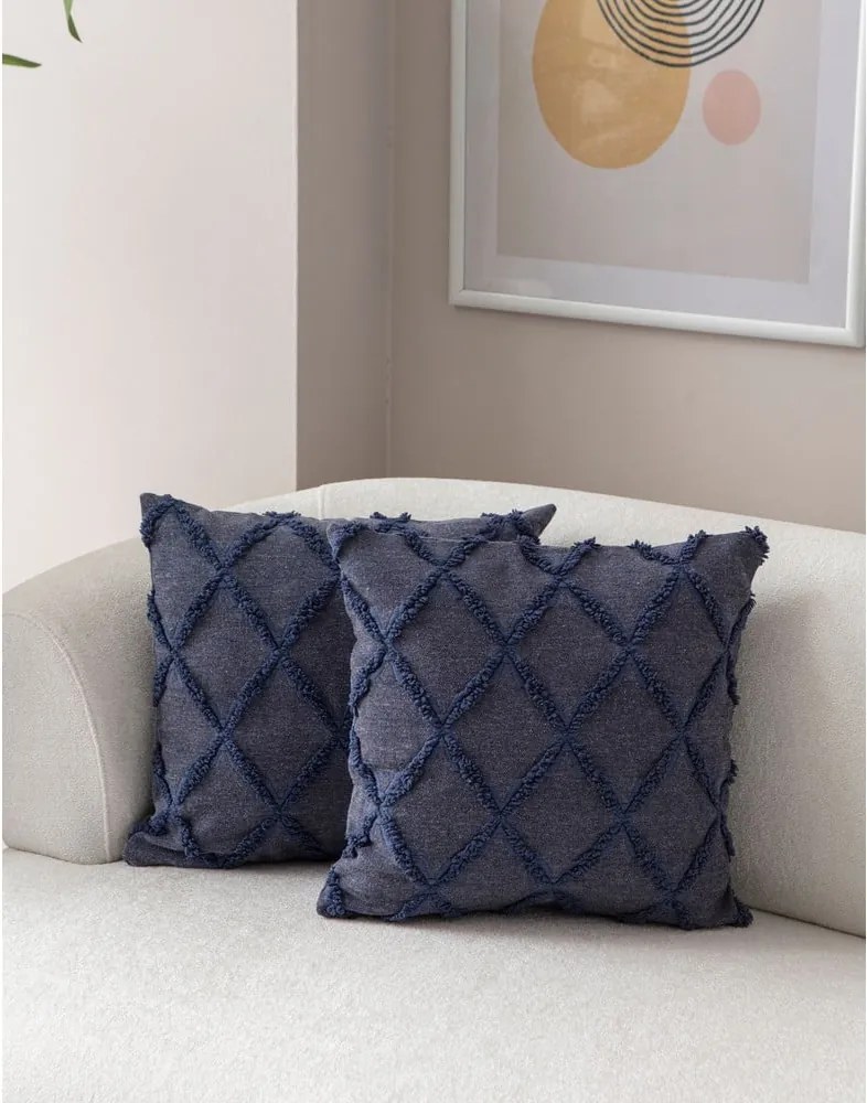 Federe decorative in set 2 pz 43x43 cm Tuffet – Mioli Decor