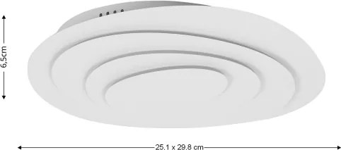 Brilagi - Plafoniera LED dimmerabile MODERN MINI LED/28W/230V + telecomando
