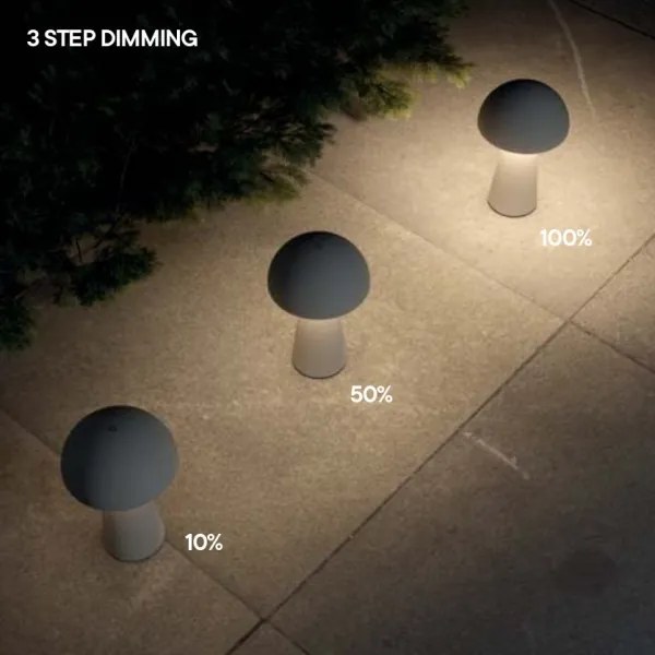 Redo 90438 - Lampada dimmerabile a LED con controllo touch KIRA, 4,7 W, 230 V, 2200 mAh, bianco