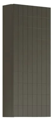 Pensile bagno Pixel laccato opaco grigio carbone, 1 anta apertura da sinistra P 17 x L 30 x H 80 cm