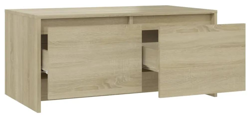 Tavolino da Salotto Rovere Sonoma 90x50x41,5 cm in Truciolato