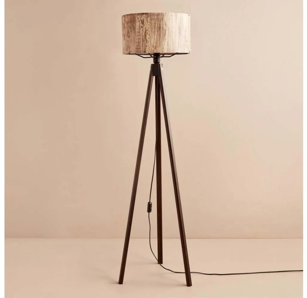 Lampada da terra AYD 1xE27/40W/230V marrone