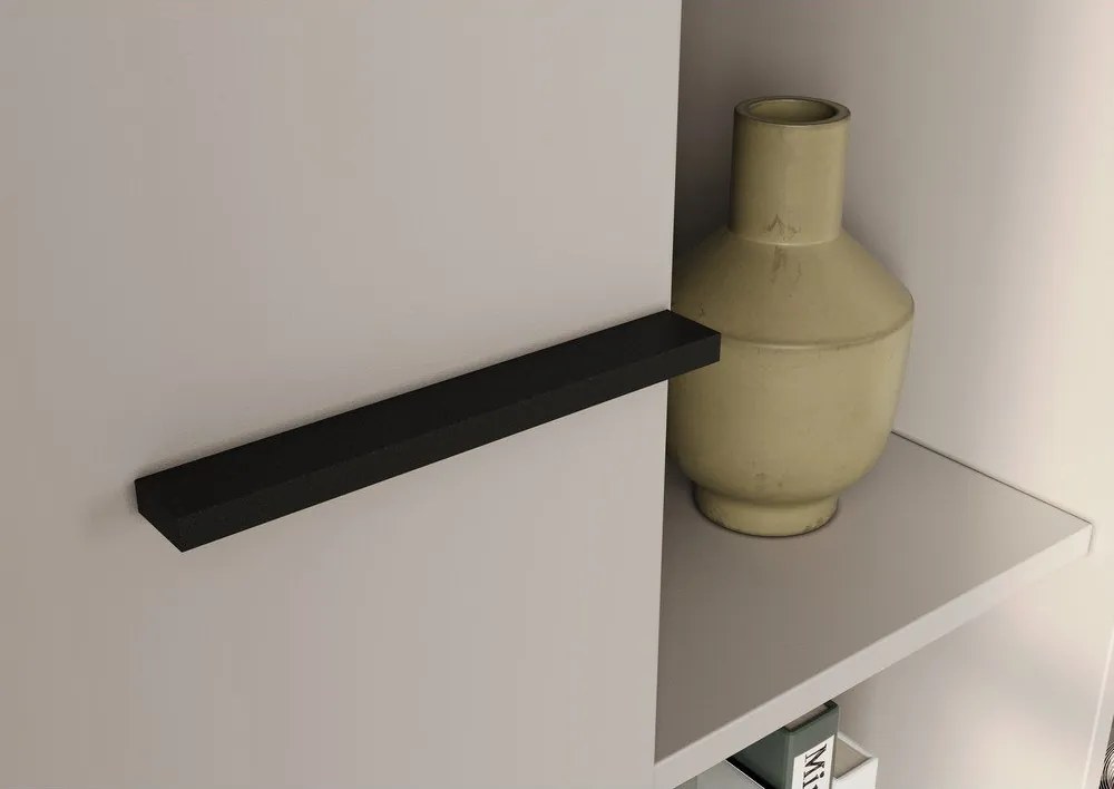 Libreria color crema 64x190x34 cm Rovigo – Germania