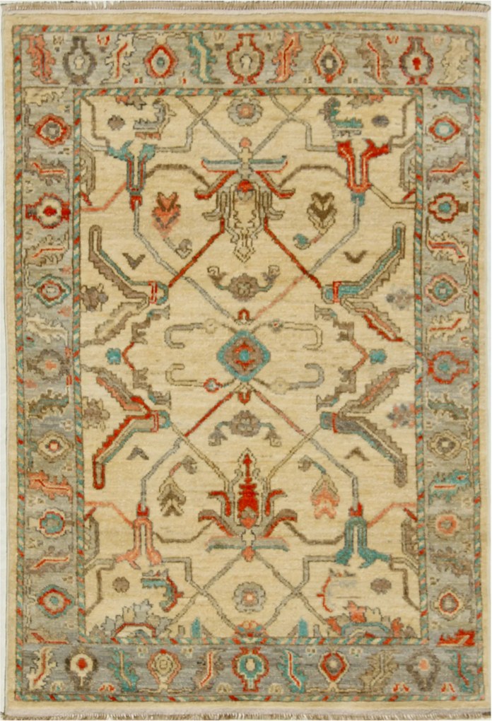 Tappeto 120x180 (Tacchino) Annodato A Mano