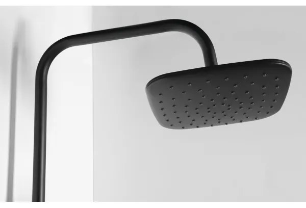 Aqualine - Set da doccia KERA opaco nero