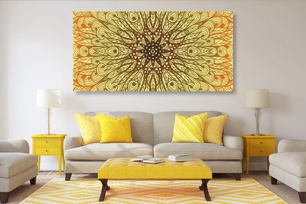 Quadro su tela – Ornamento etnico unico