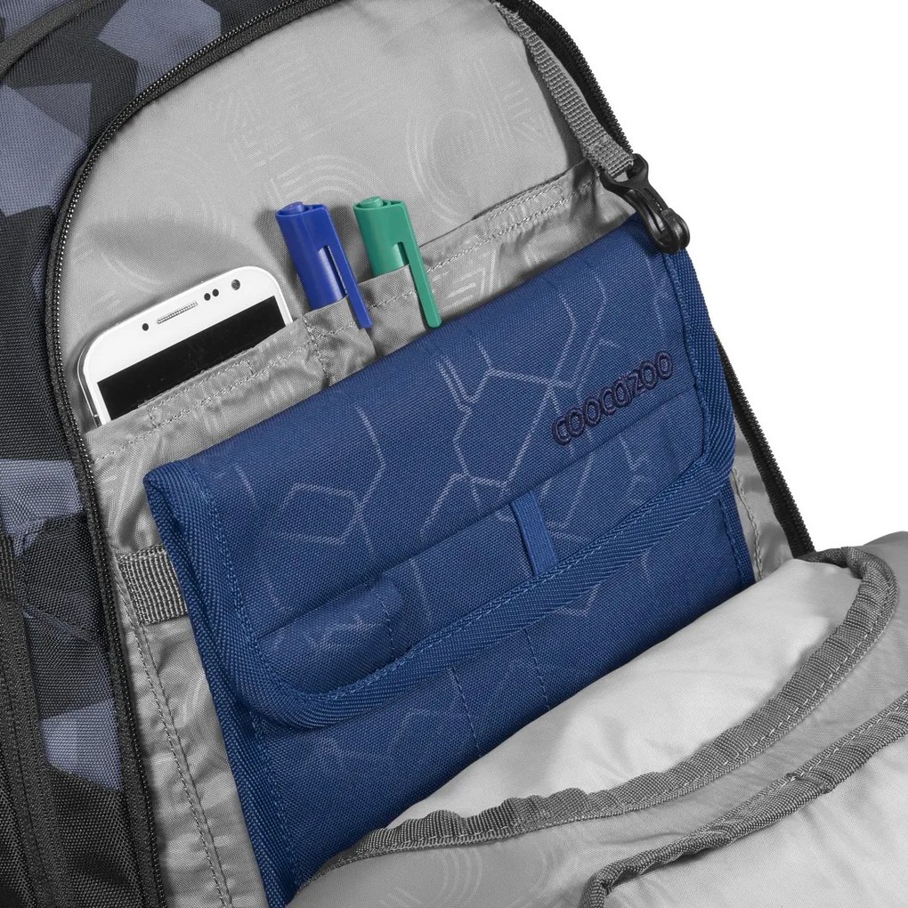 Zaino scuola coocazoo PORTER, Grey Rocks, certificato AGR