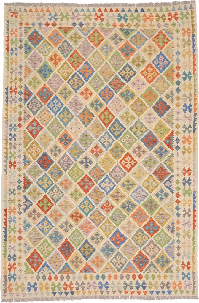Kilim Tappeto orientale 300 x 210 (Afghanistan) Annodato A Mano