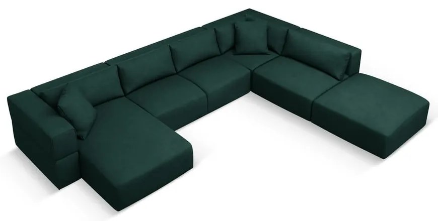 Angolo verde Divano a U, angolo destro Esther - Milo Casa