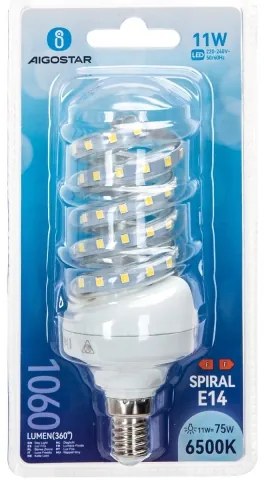 Lampadina LED E14/11W/230V 6500K - Aigostar