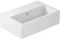 Lavabo da appoggio/sospeso serie Plus Design di Ceramica Galassia - Bianco lucido 60x40cm