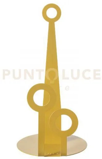 Porta rotoli da cucina bollicine ocra