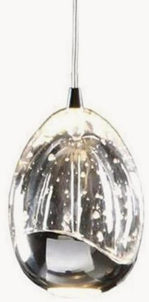 Lampada a sospensione piccola Rocio Chrome