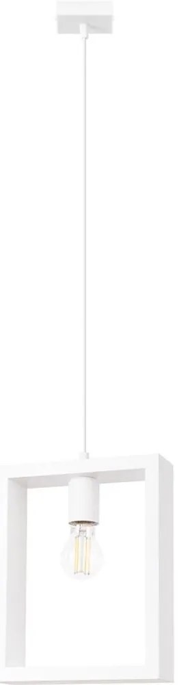 Sollux SL.1312 - Lampadario a sospensione con filo ARIES 1xE27/15W/230V faggio/bianco