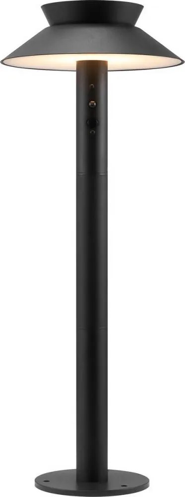 Nordlux - Lampada solare a LED con sensore LED/5W/3,7V IP44 nera 60 cm