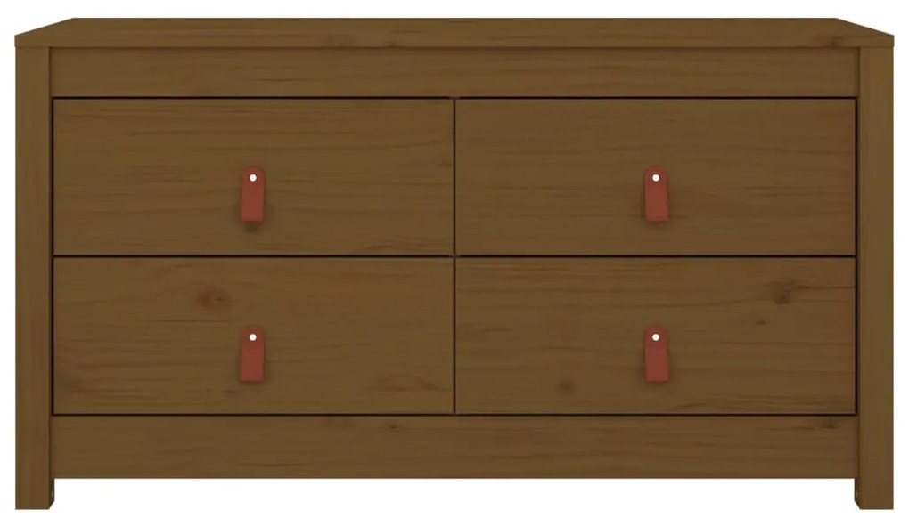 Armadietto Miele 100x40x54 cm in Legno Massello di Pino