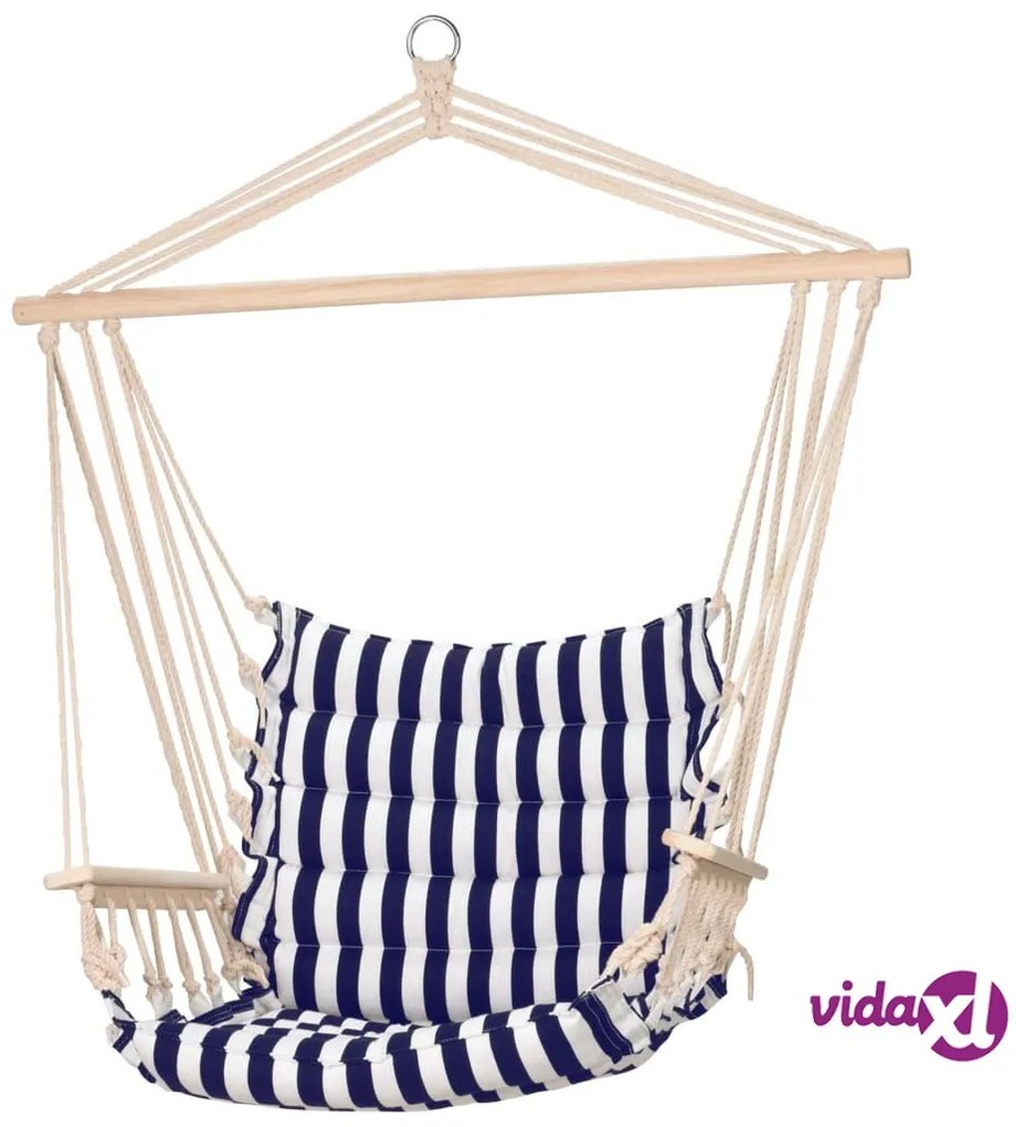 ProGarden Amaca a Sedia con Strisce Blu