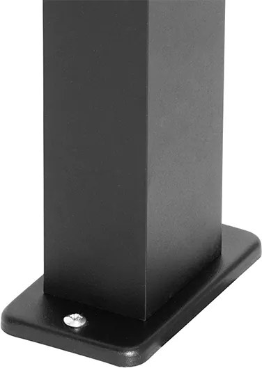 Set di 3 lampade da esterno intelligenti nere 65 cm IP44 con Zigbee GU10 - Baleno