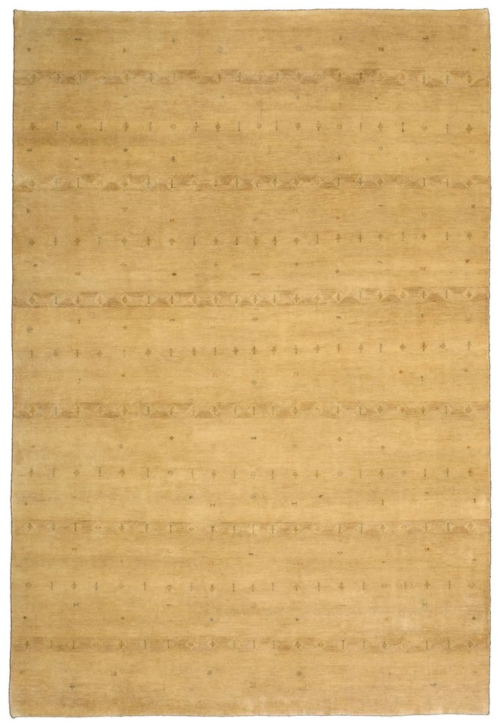 Loribaft Tappeto 180 x 270 Beige (Indian) Annodato A Mano