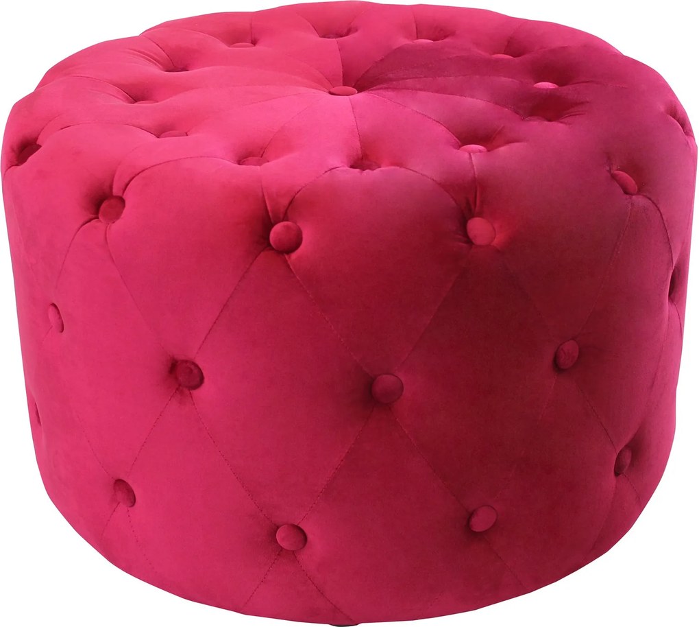 AURA - pouf rotondo in velluto