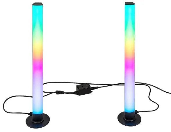 Rabalux 76014 - SET 2x LED RGB Lampada da tavolo dimmerabile PACO LED/5W/5V