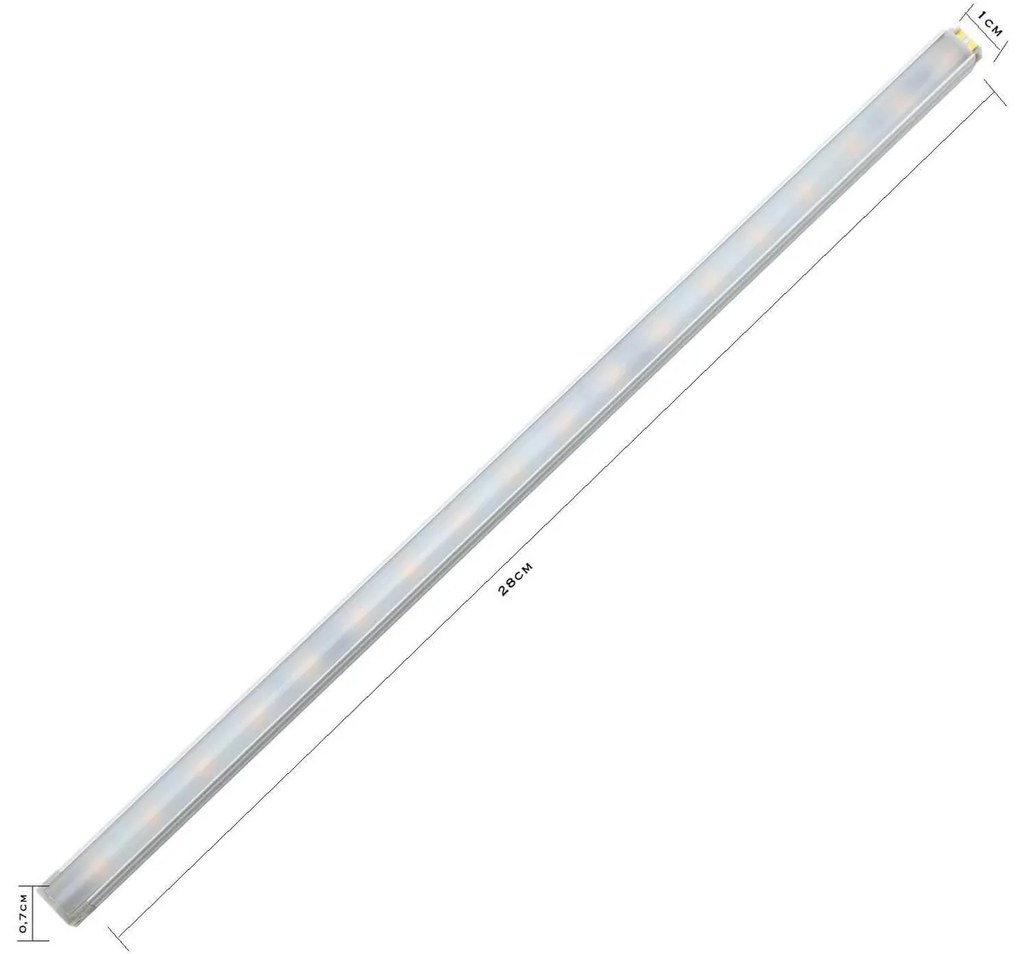Barra LED 45W 24Vdc Serie Ready 30cm Colore Bianco Naturale 4.500K