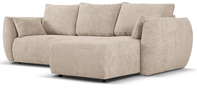 Divano angolare beige (angolo destro) Matera - Cosmopolitan Design