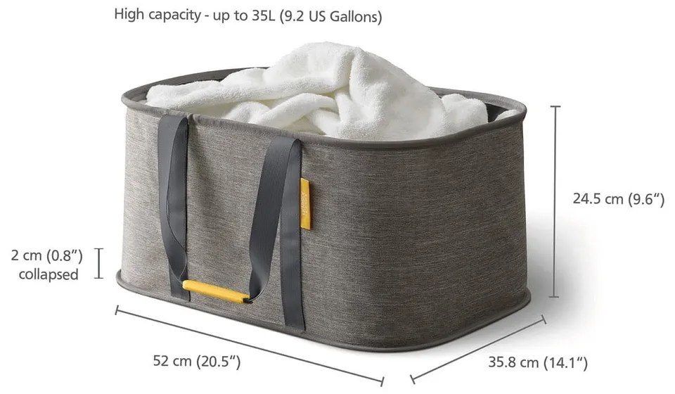 Cesto portabiancheria in tessuto 35 l Hold-All - Joseph Joseph