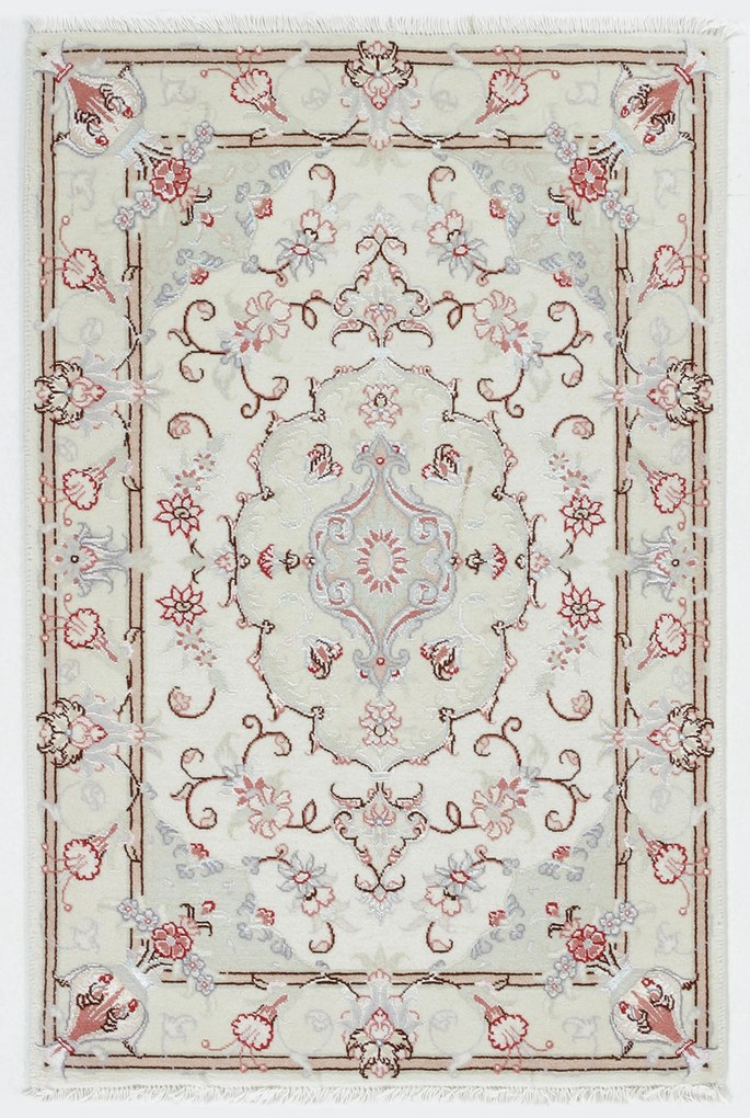 Tabriz Tappeto 90 x 60 (Iran) Annodato A Mano