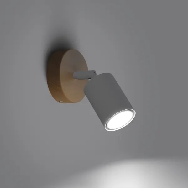 Sollux SL.1285 - Faretto da parete VERDO 1xGU10/10W/230V bianco