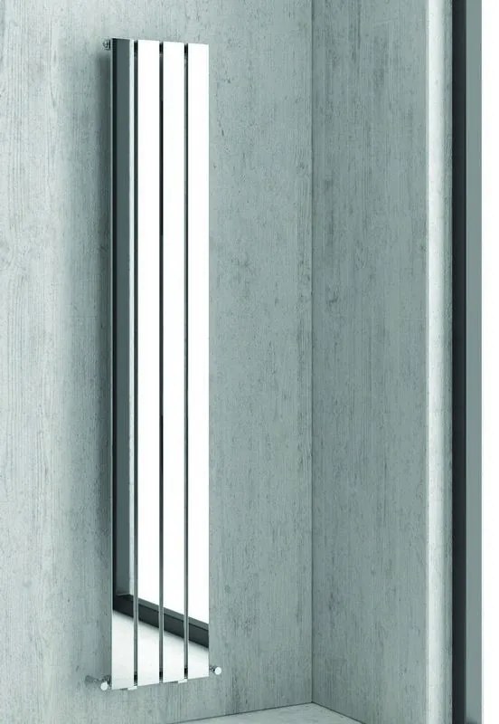 Kamalu - termoarredo radiatore bagno 180x30cm con elementi piatti modello kam-370