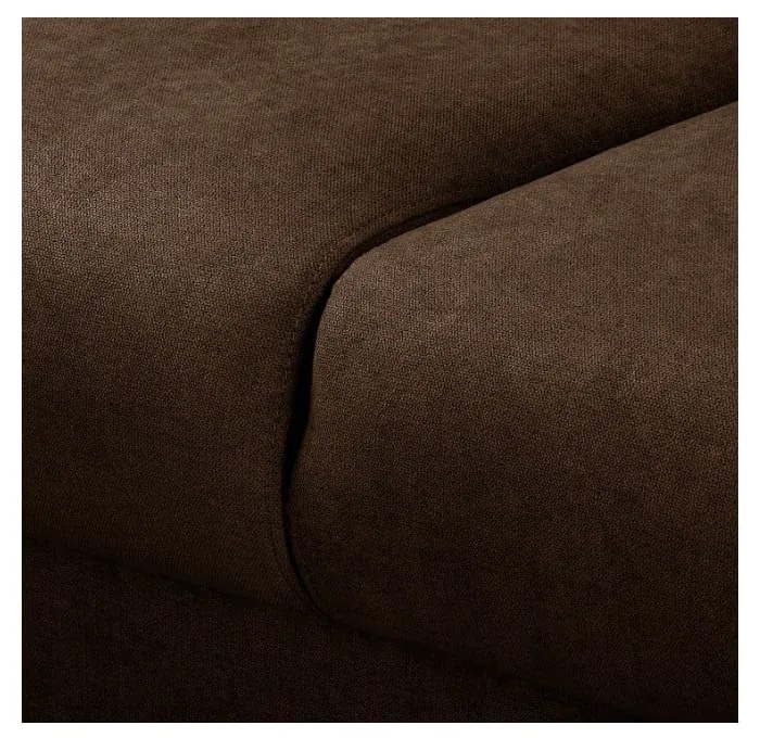 Divano angolare marrone scuro (angolo sinistro) Beata - Ropez