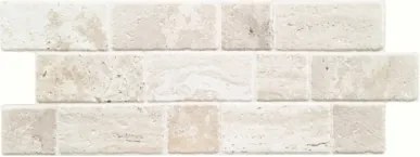 Rivestimento Effetto Muretto Mattoncini 16x40 In Gres Porcellanato Roma Beige